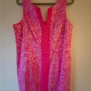 Lilly Pulitzer for Target Pink Lace Midi Dress